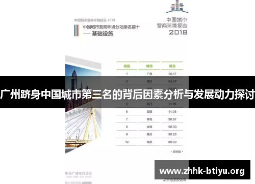 广州跻身中国城市第三名的背后因素分析与发展动力探讨