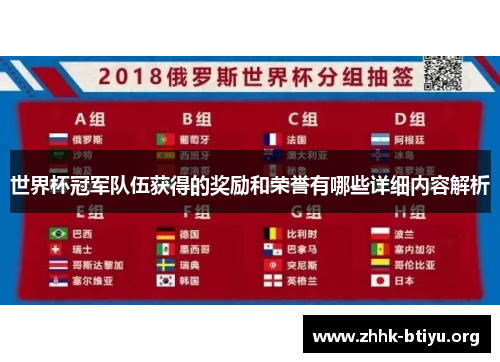 世界杯冠军队伍获得的奖励和荣誉有哪些详细内容解析